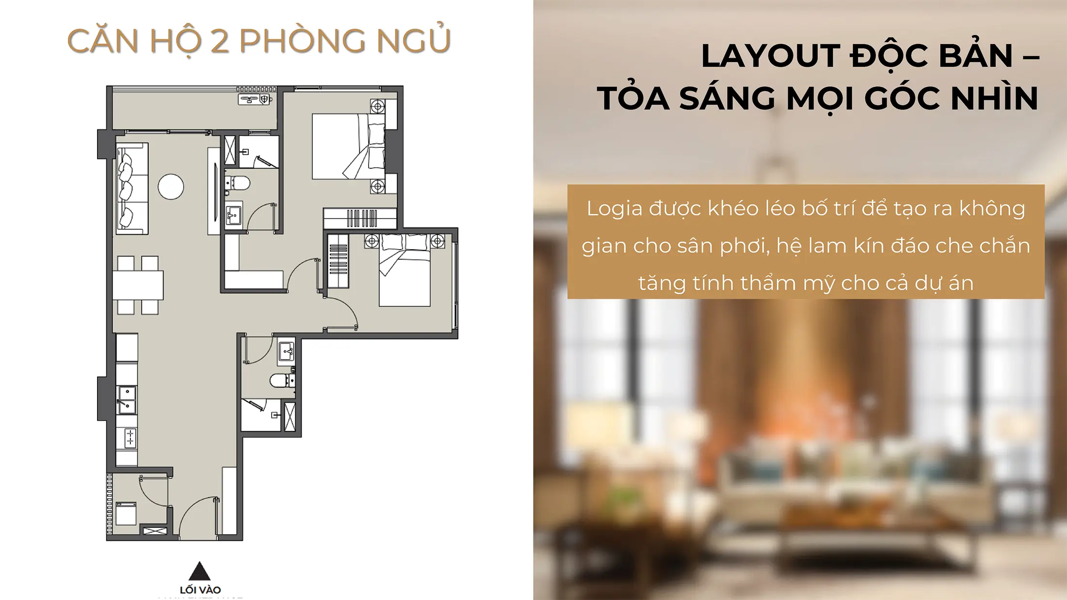 Layout dien hinh can ho 2 Phong Phu du an Masteri Grand View khu do thi The Global City 1